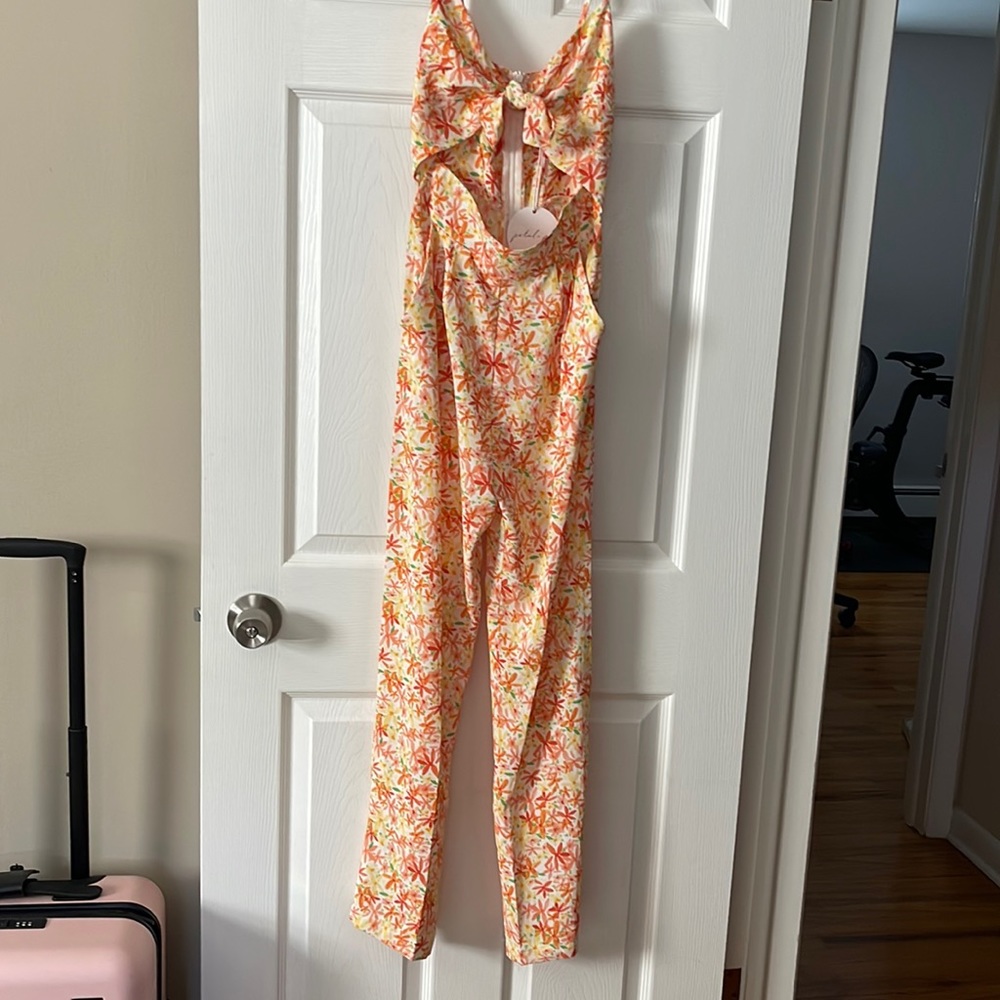 Floral jumpsuit